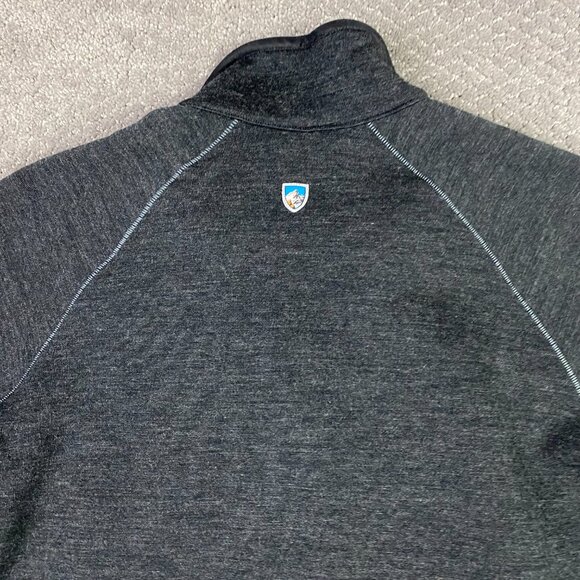Kuhl Zuri Full Zip Sweater Women's Medium Gray Charcoal Jacket - Picture 6 of 11